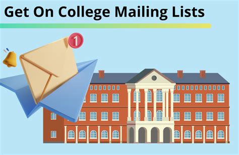 How to Get on College Mailing Lists .